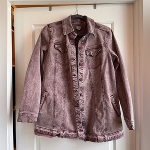 LOGO by Lori Goldstein Denim Jacket